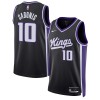 NBA Mænd Trøje Sacramento Kings Domantas Sabonis 2023-24 Nike Icon Edition Sort Swingman